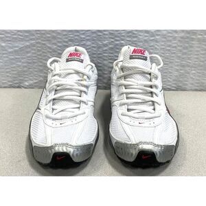 Nike Reax Run 5 'White Metallic Silver' Women's Sneakers Size 8.5 407987-116